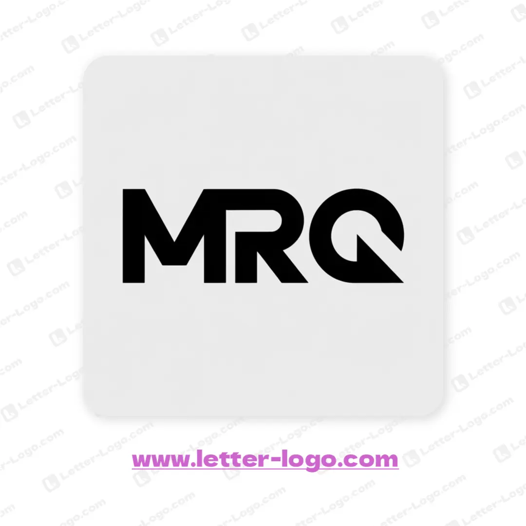 letter mrq logo modern
