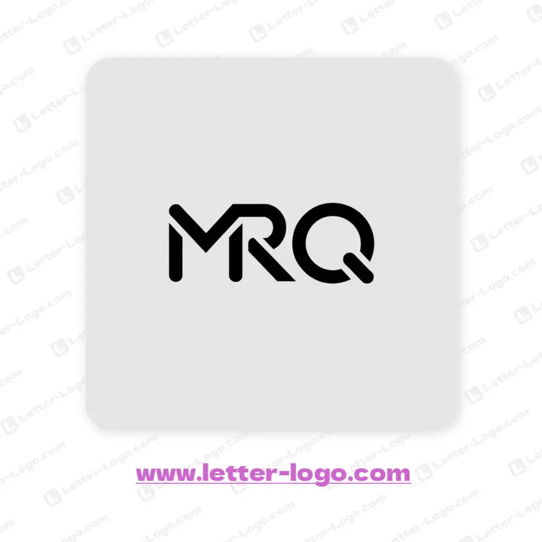 letter mrq logo vector