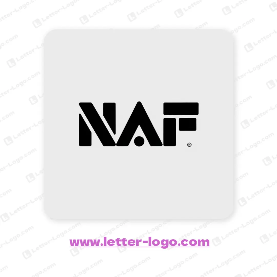 letter naf logo professional