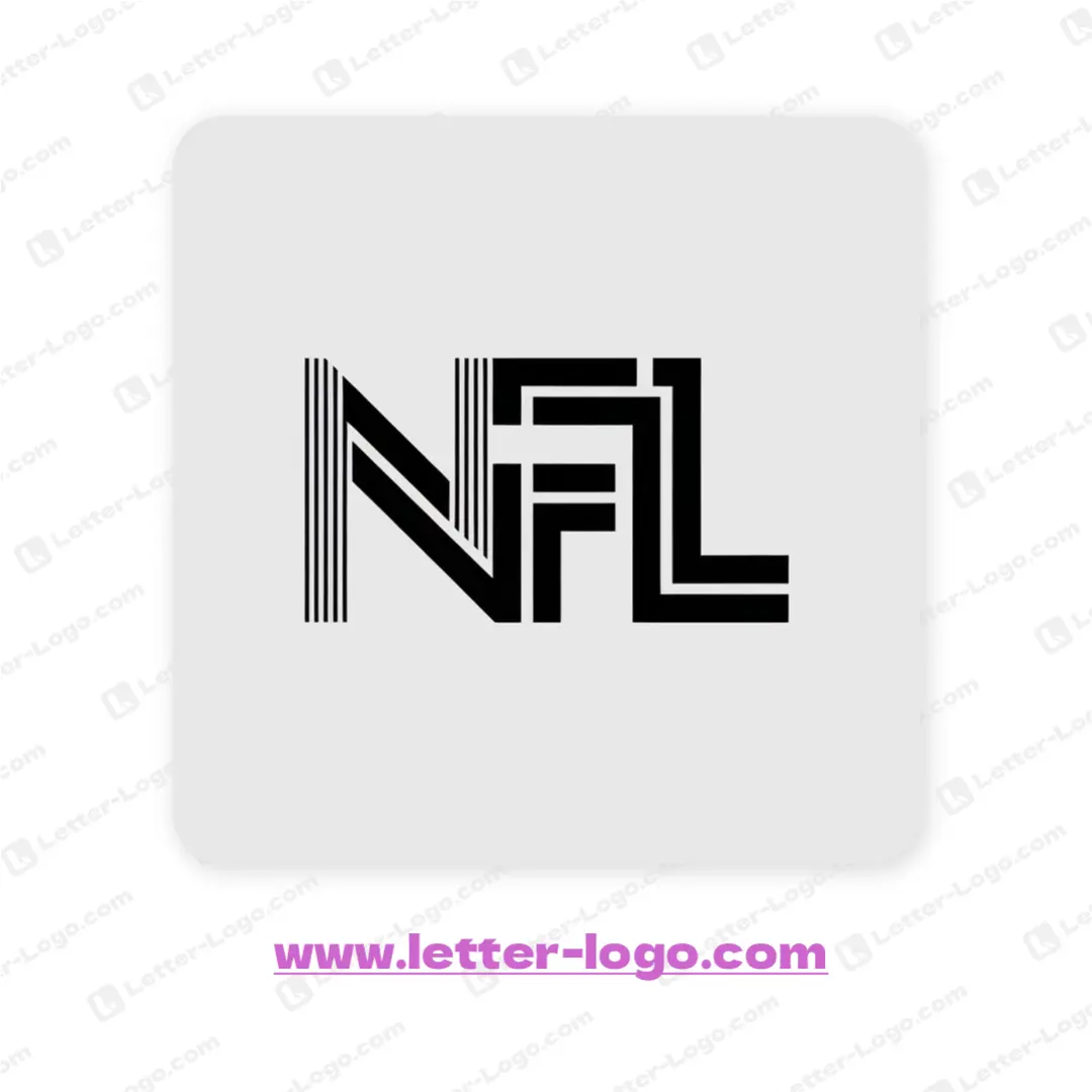 letter nfl logo creative
