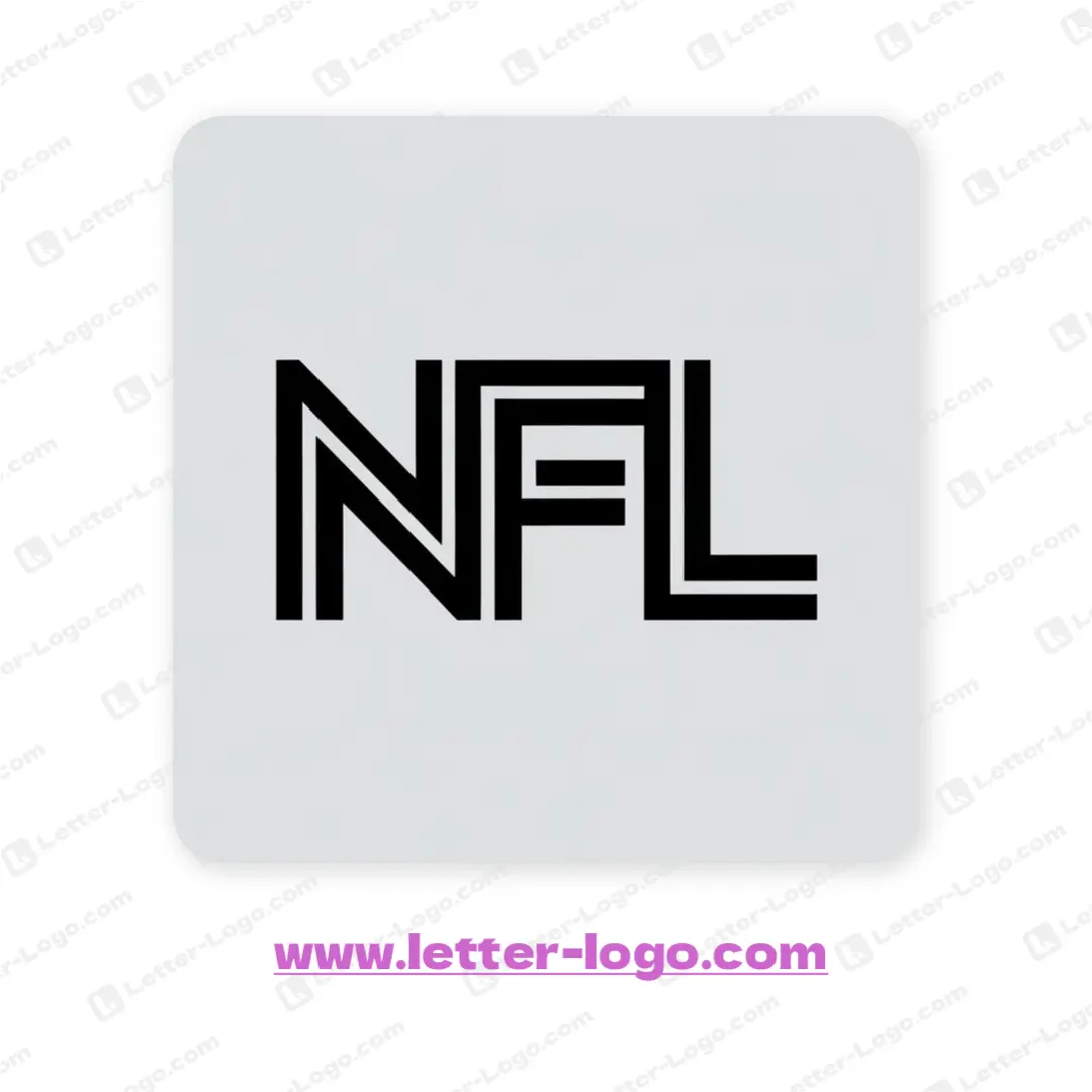 letter nfl logo icon