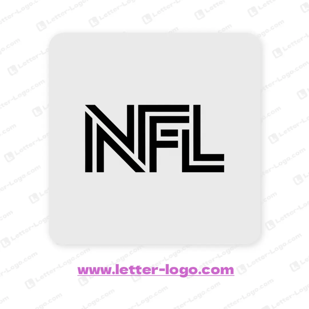 letter nfl logo minimalist