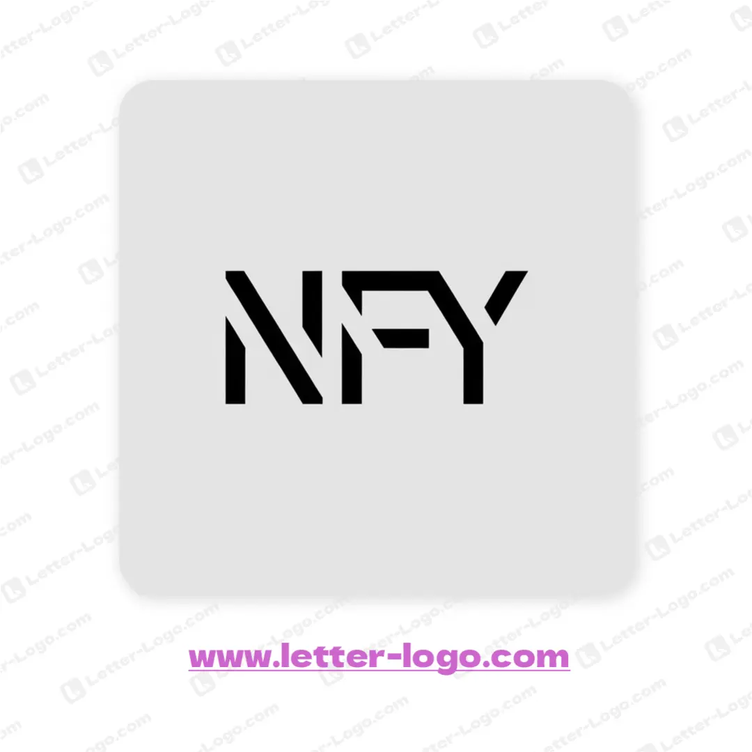 letter nfy logo minimalist