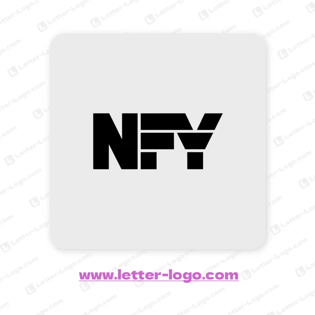 letter nfy logo vector