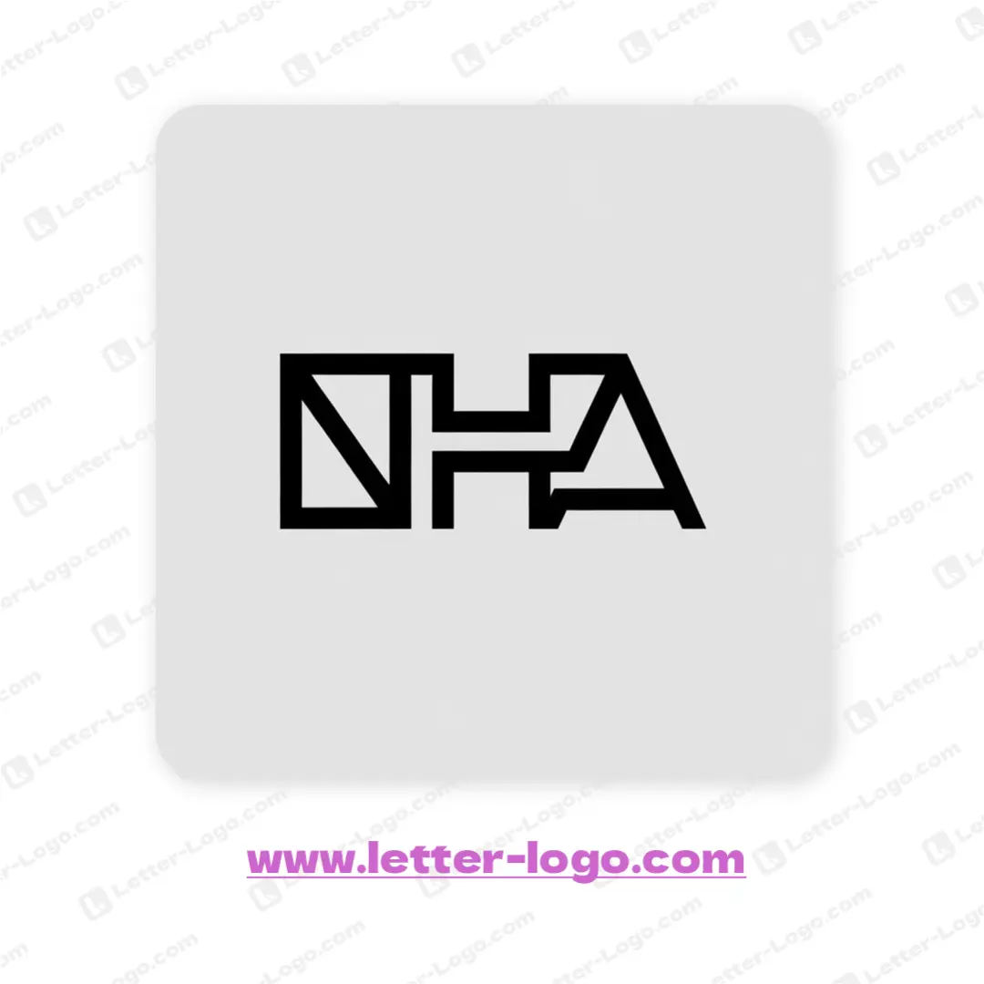 letter nha logo professional