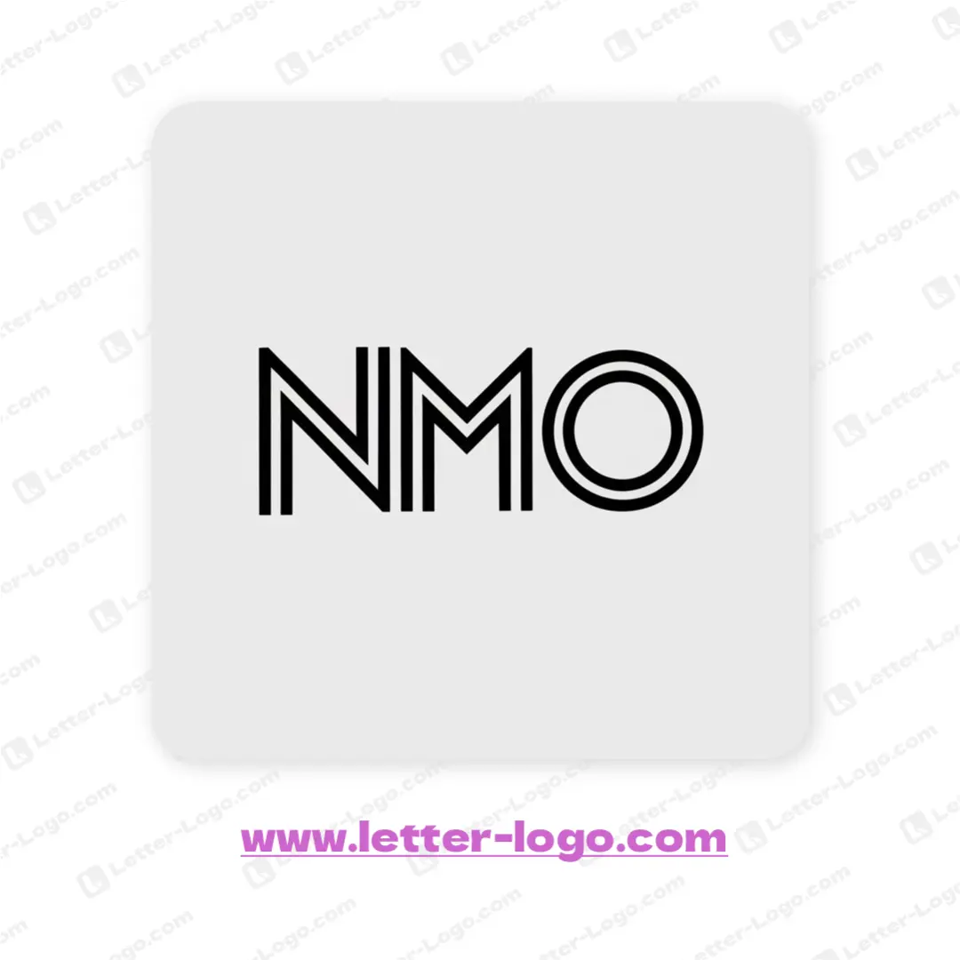 letter nmo logo professional