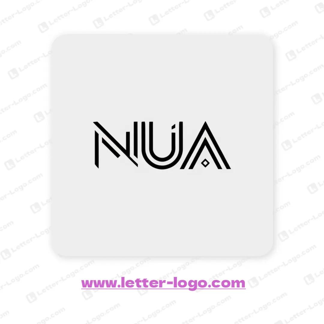 letter nua logo icon