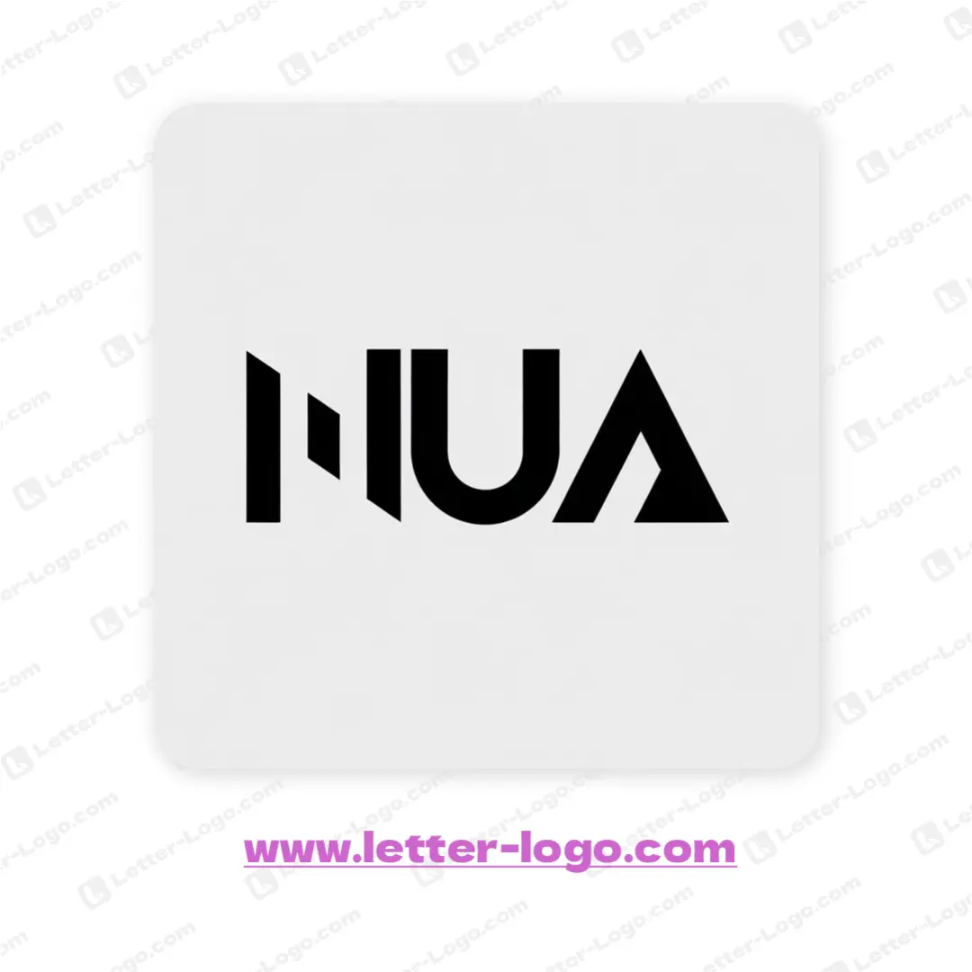 letter nua logo professional