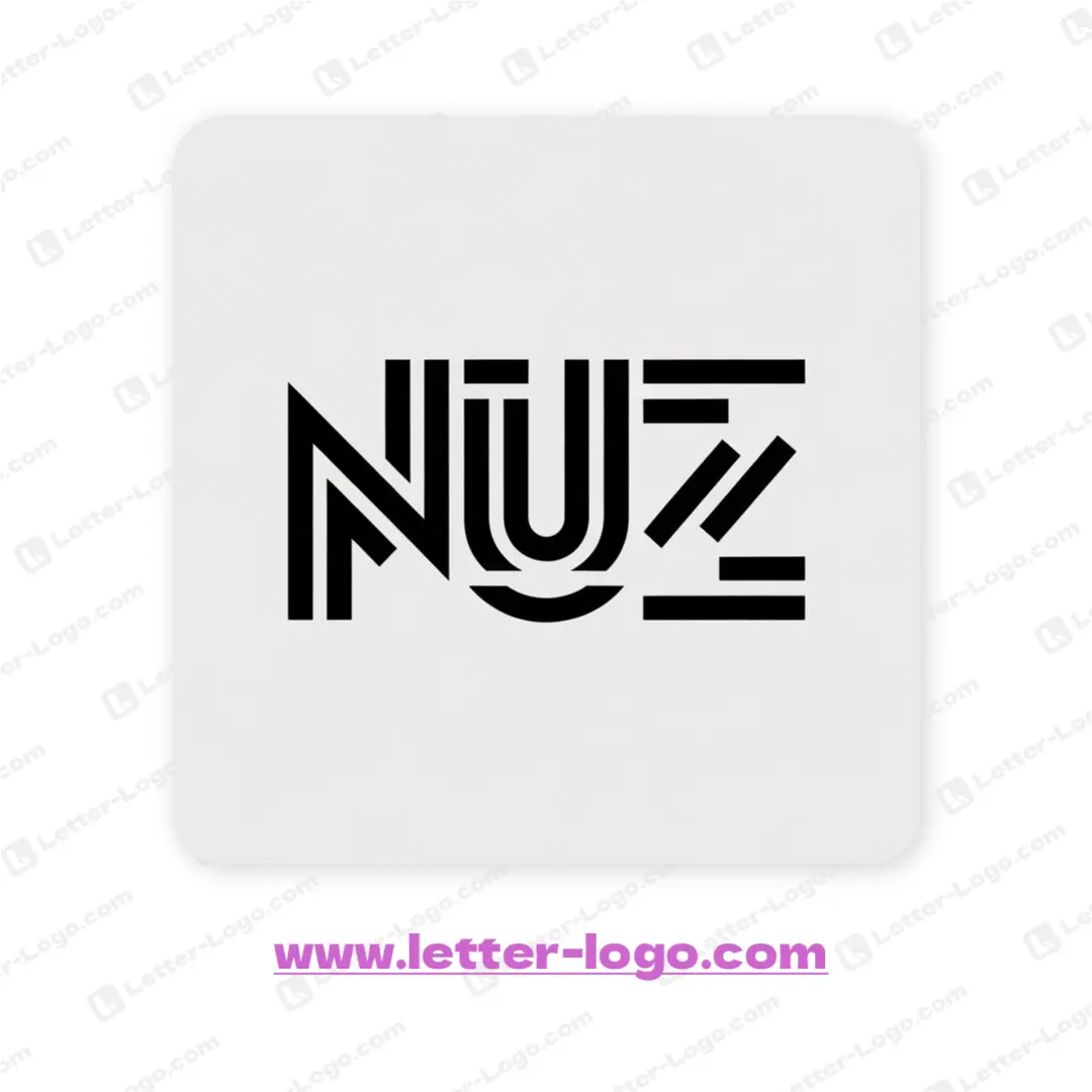 letter nuz logo creative