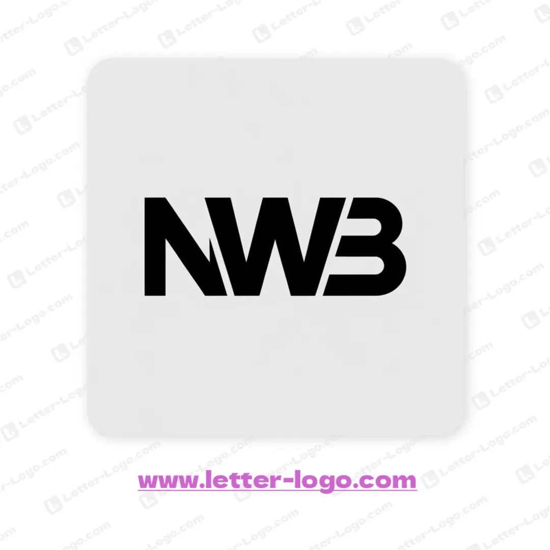 letter nwb logo icon