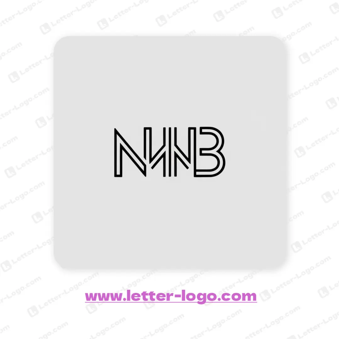 letter nwb logo minimalist