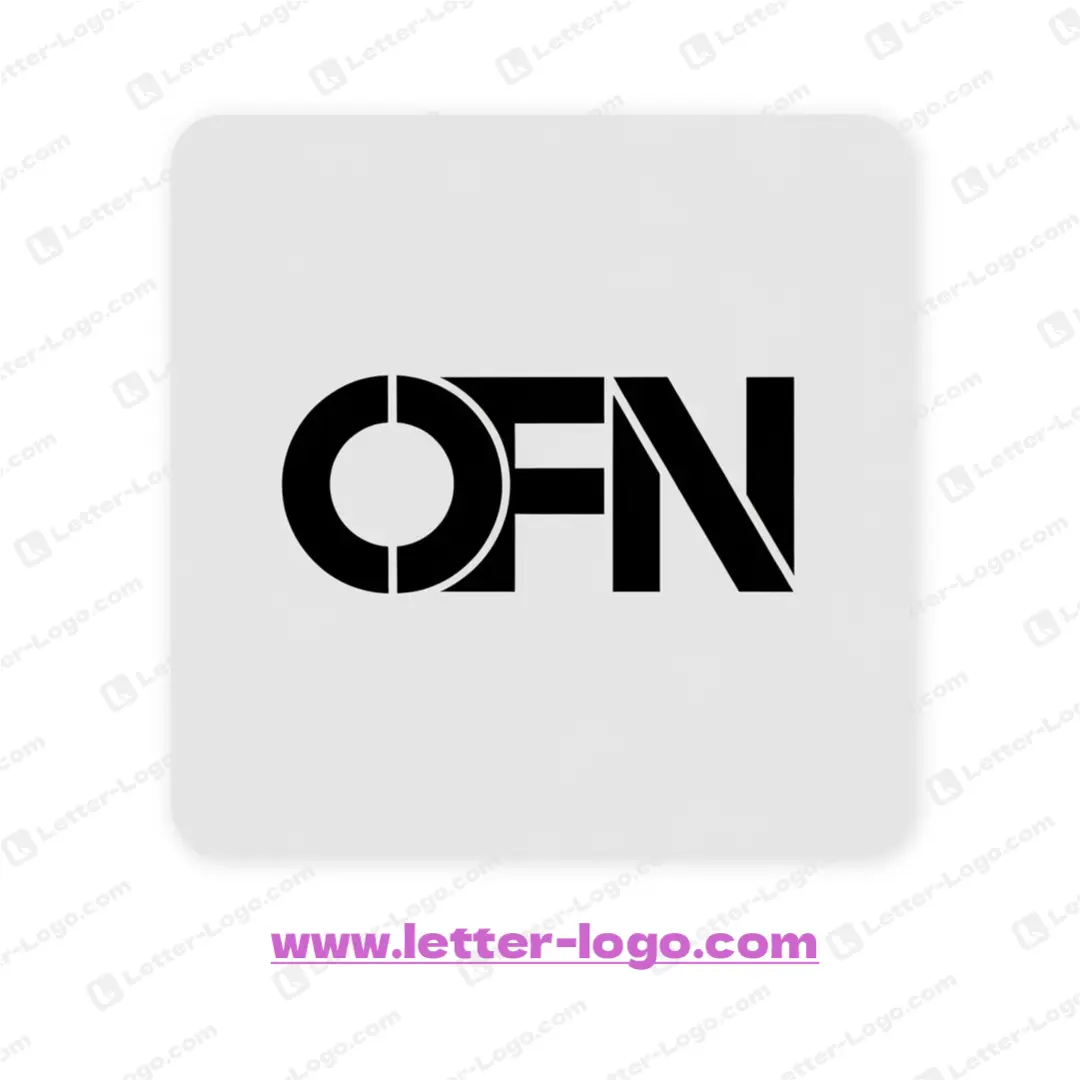 letter ofn logo creative