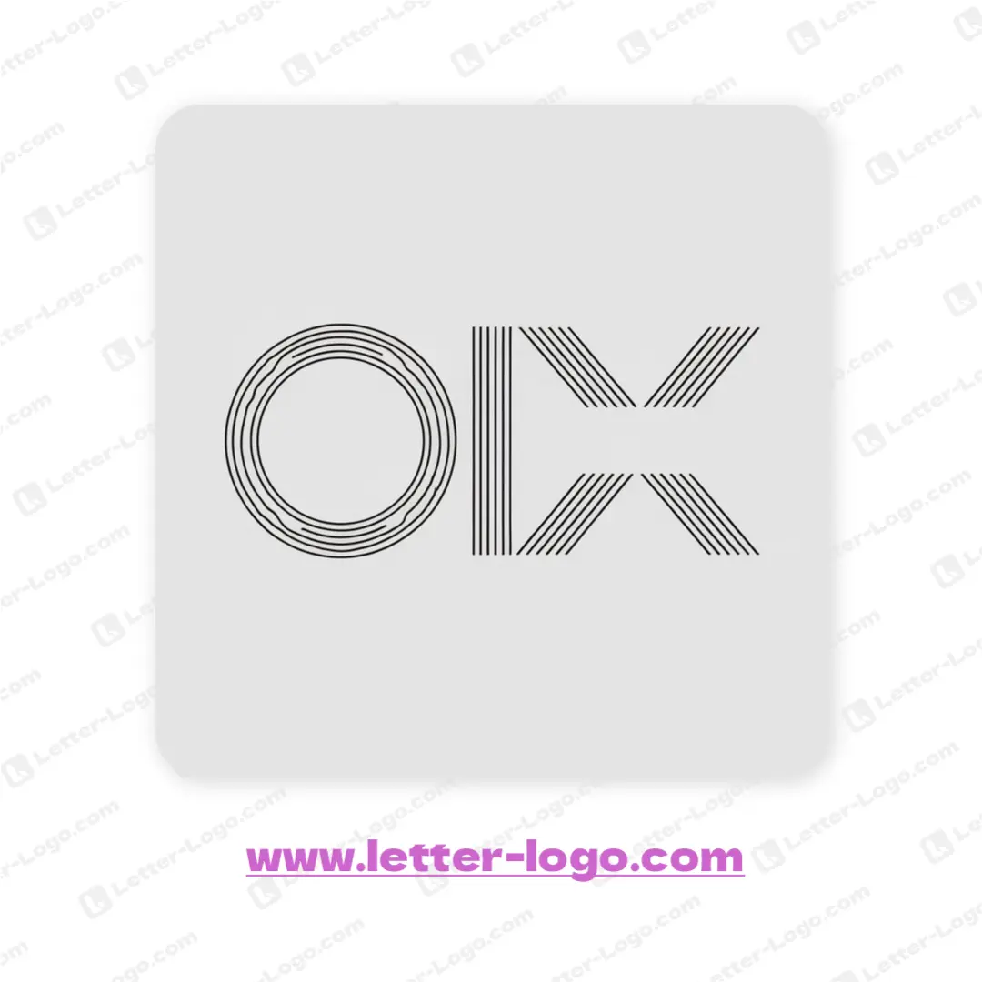 letter oix logo creative