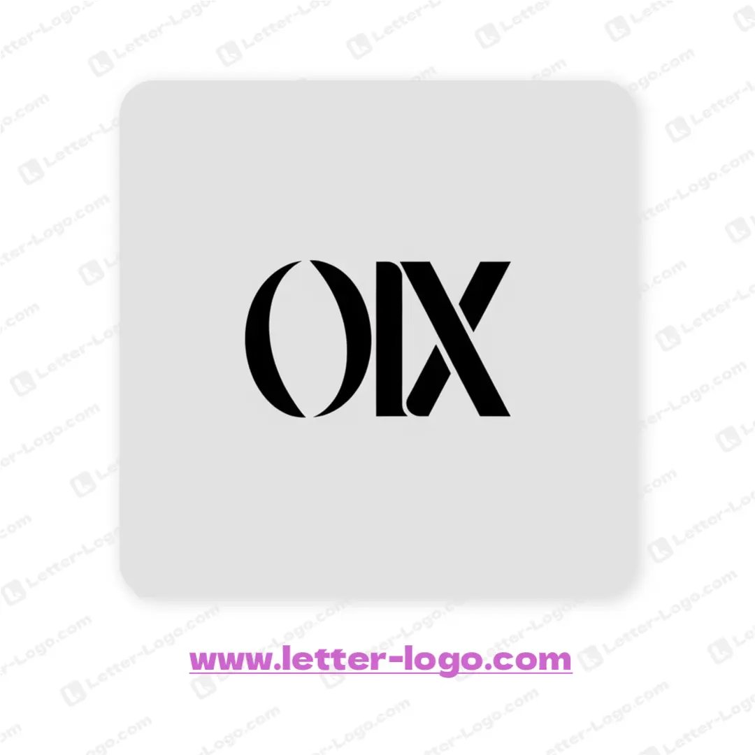 letter oix logo icon