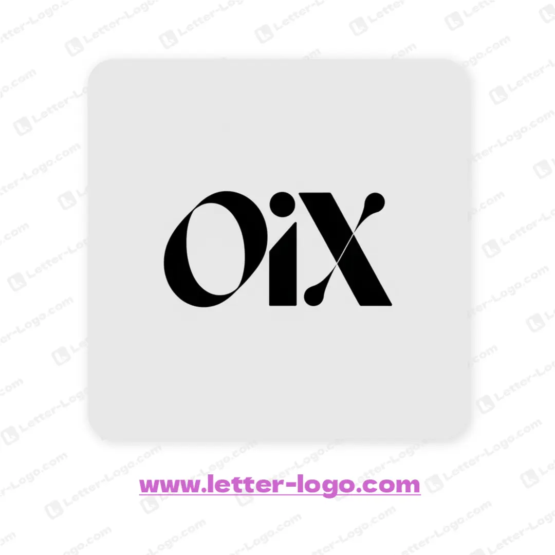 letter oix logo professional