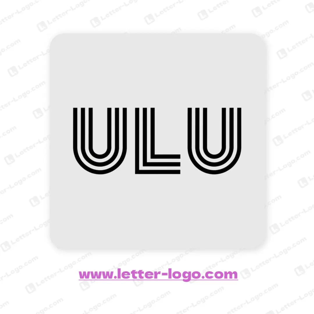 letter ulu logo creative