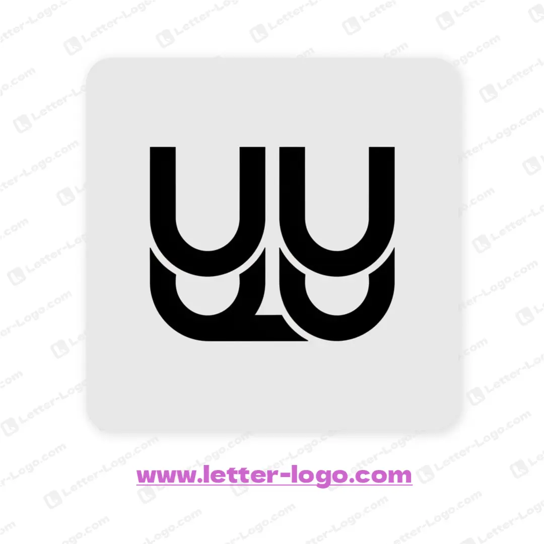 letter ulu logo unique