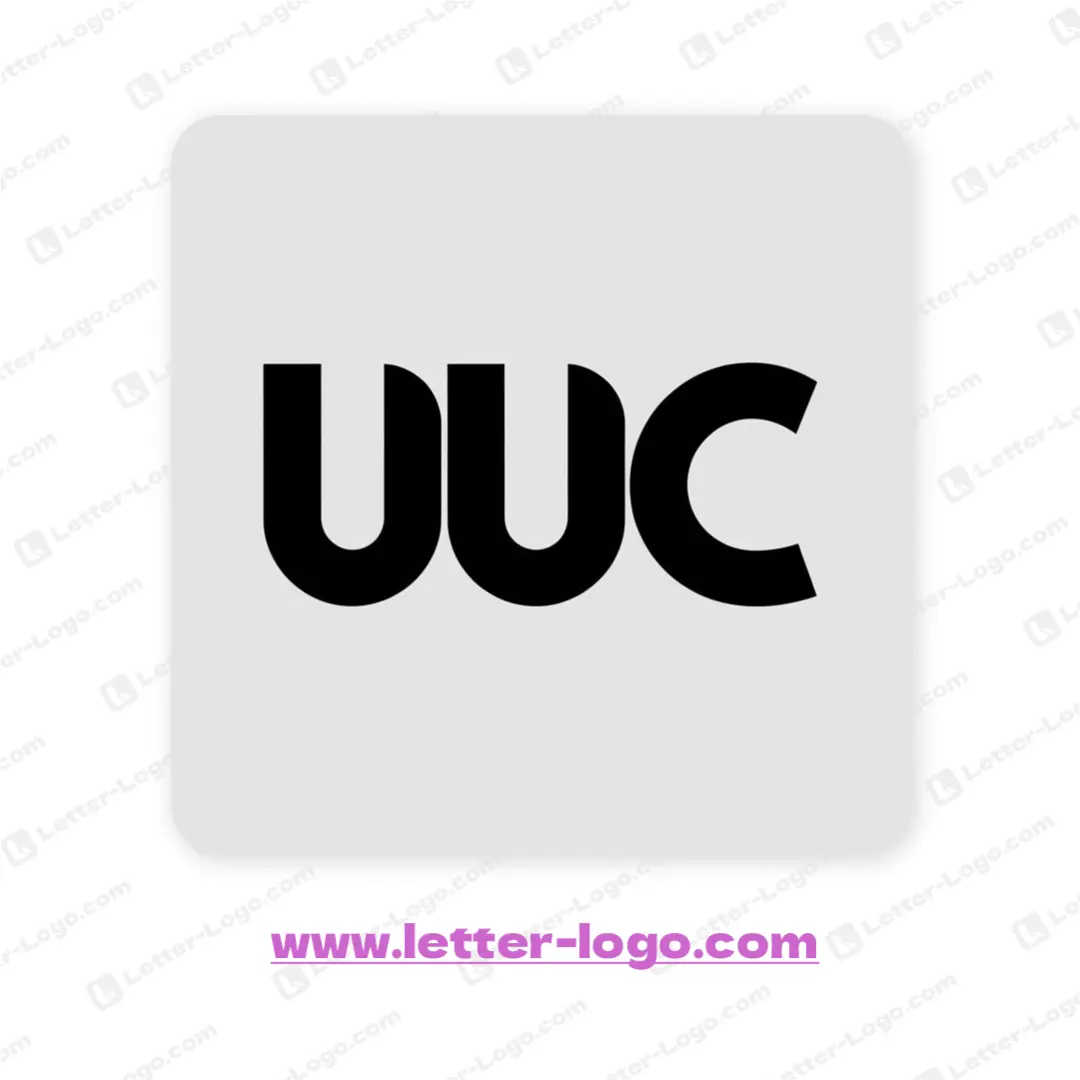 letter uuc logo icon