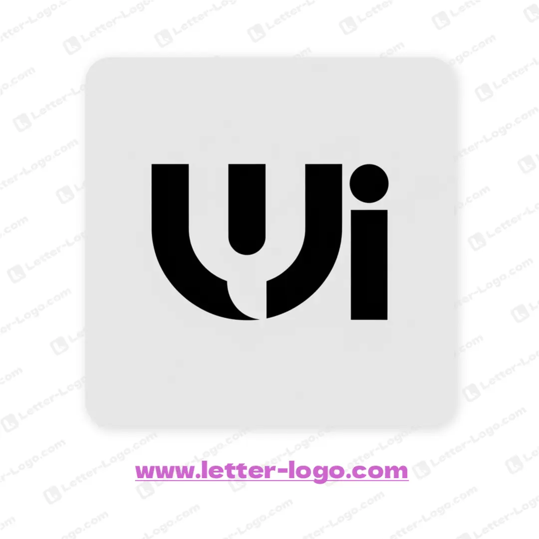 letter uui logo modern