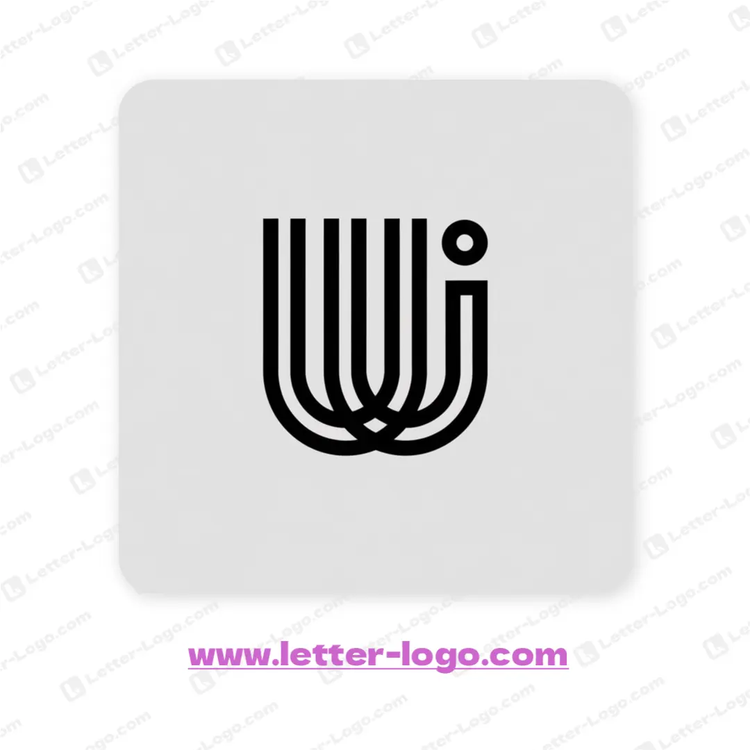 letter uui logo professional