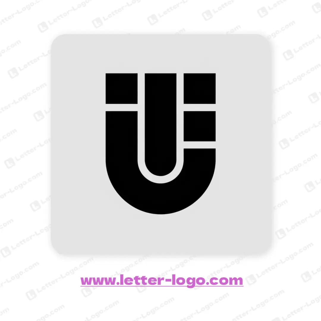 letter uui logo unique