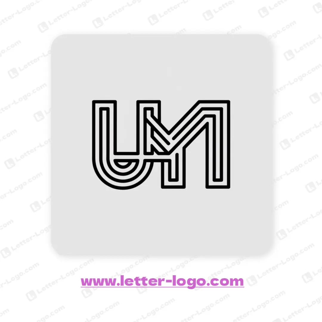 letter uyn logo professional