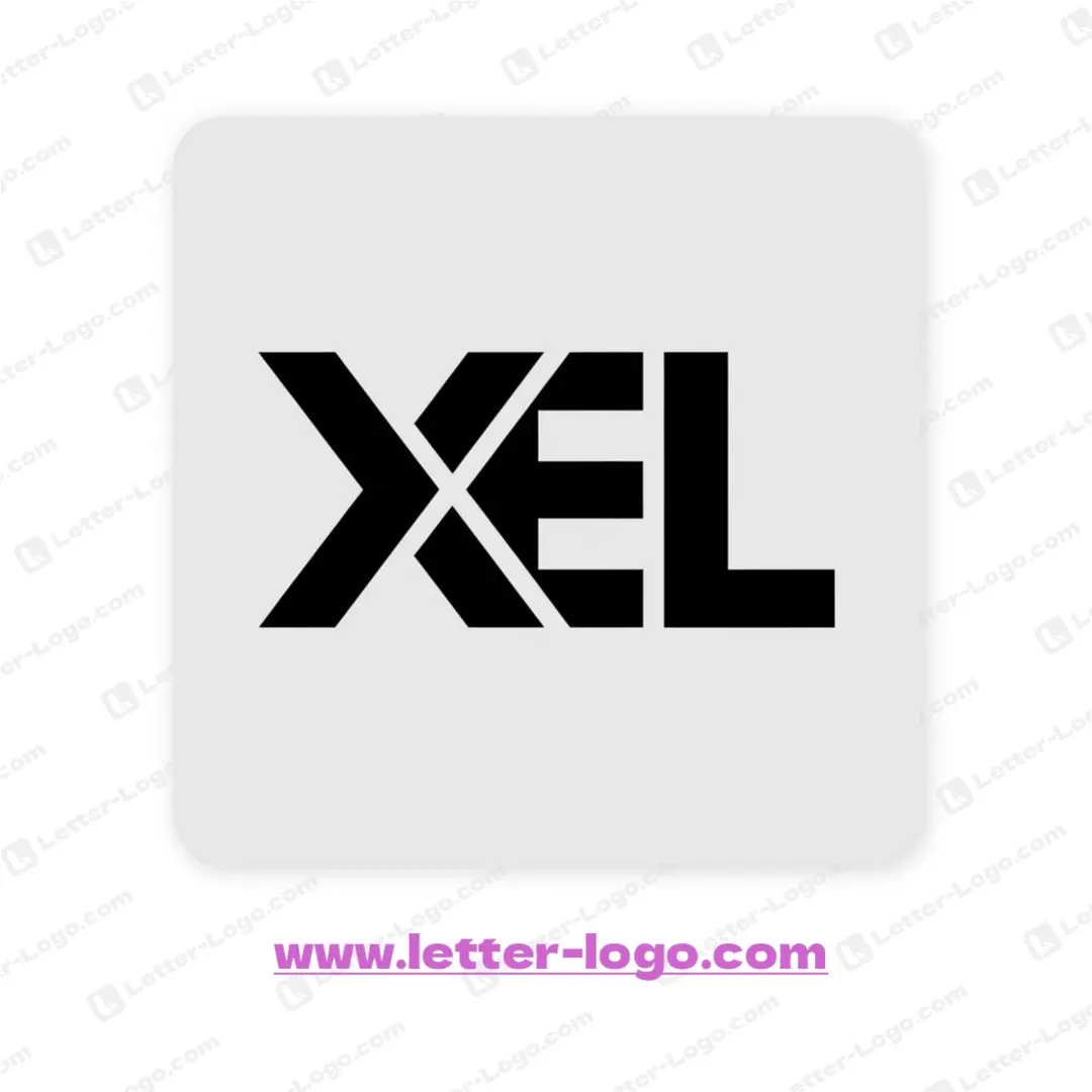 letter xel logo creative