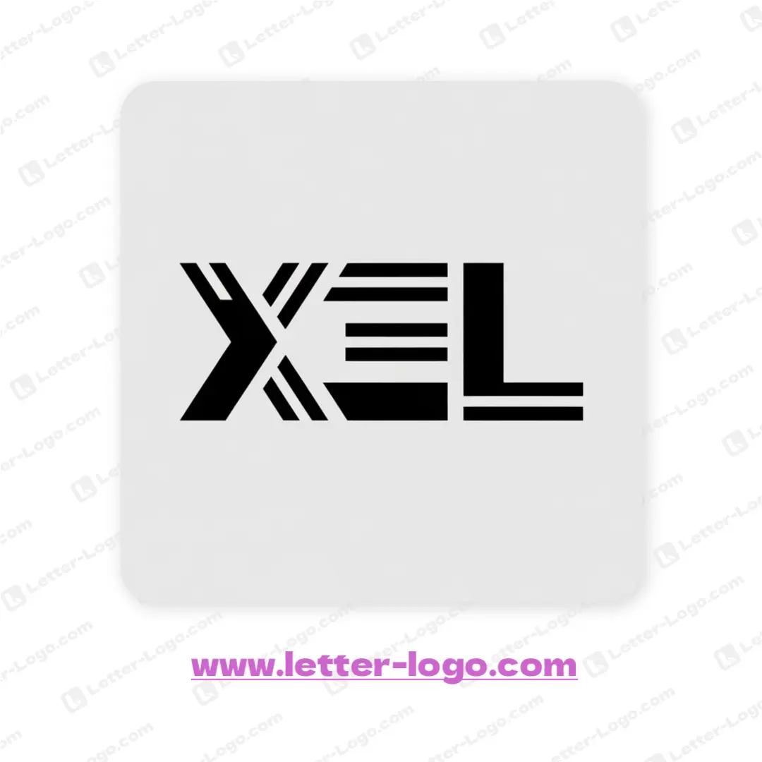 letter xel logo icon