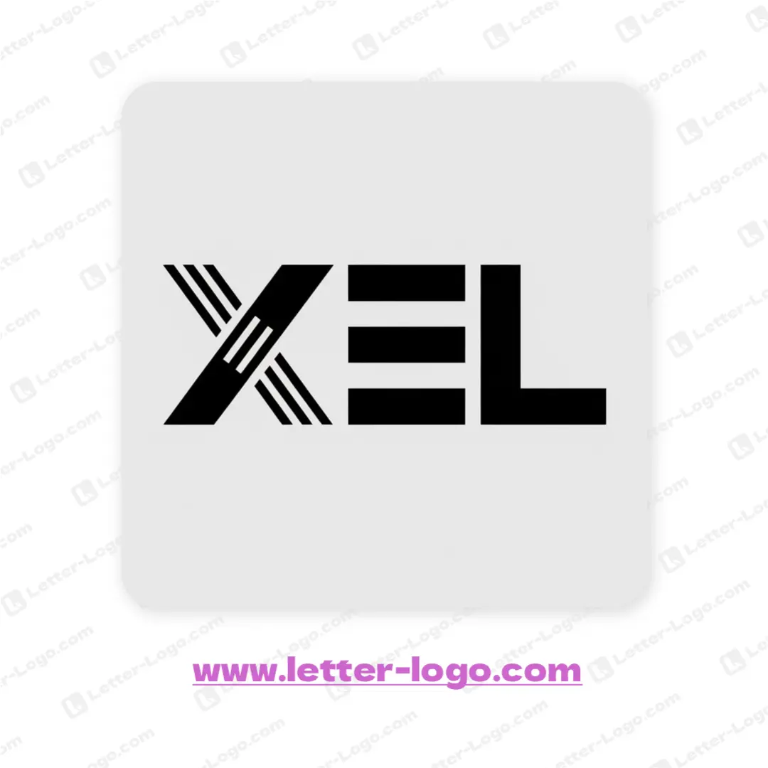 letter xel logo professional