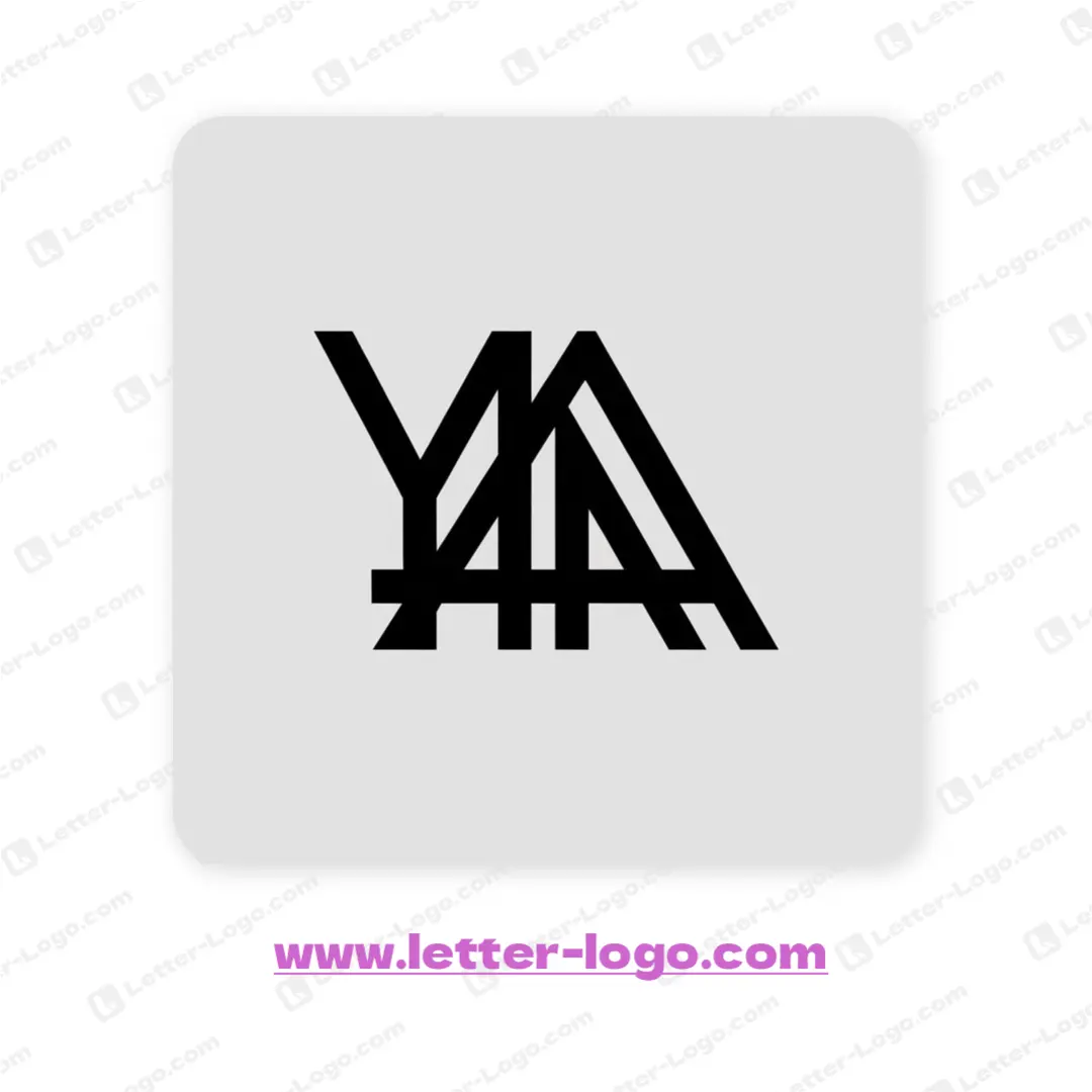 letter yaa logo creative