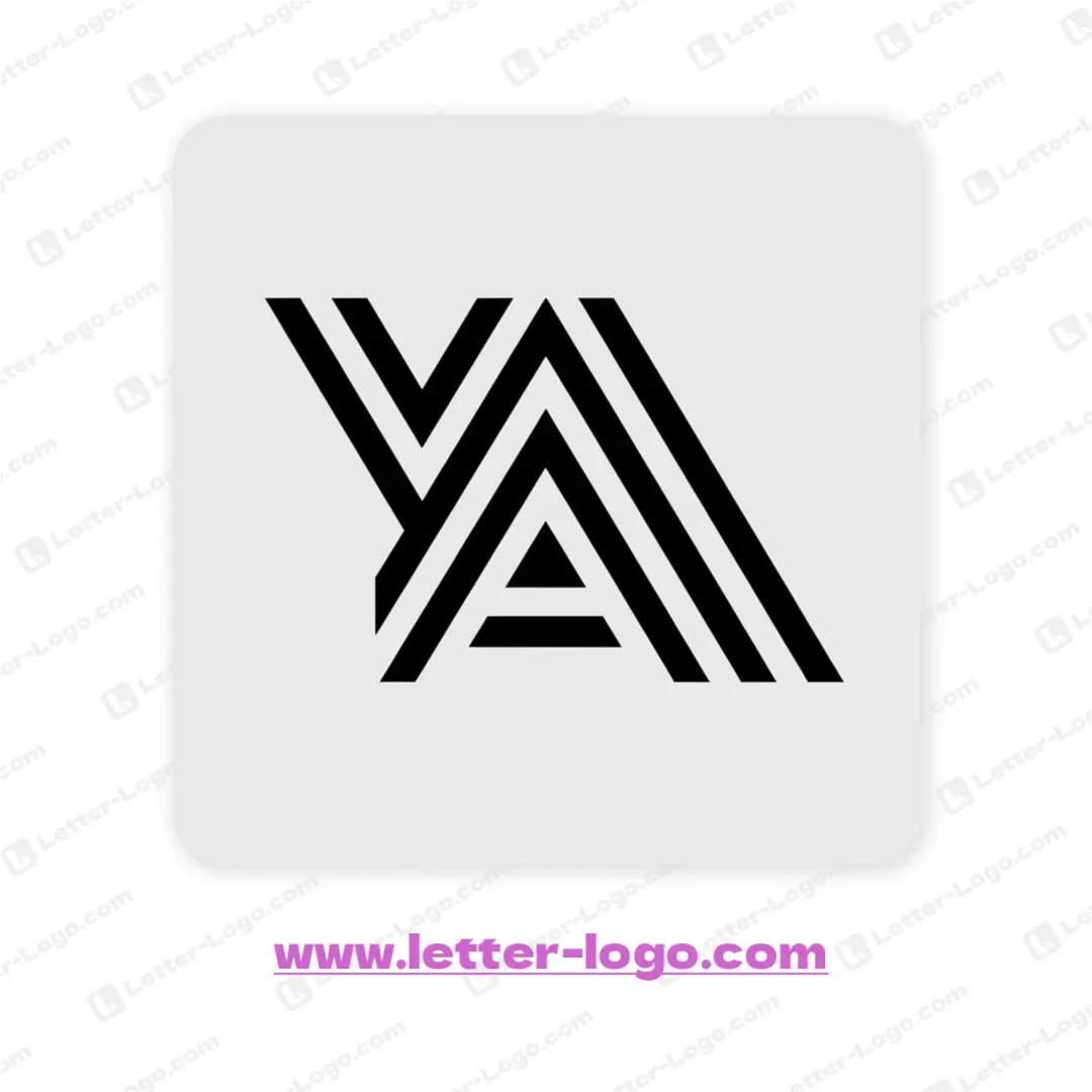 letter yaa logo professional