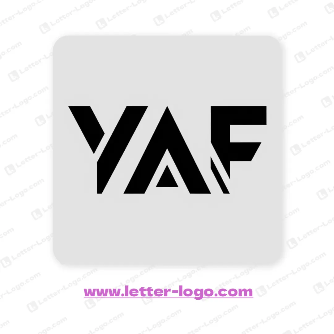letter yaf logo professional