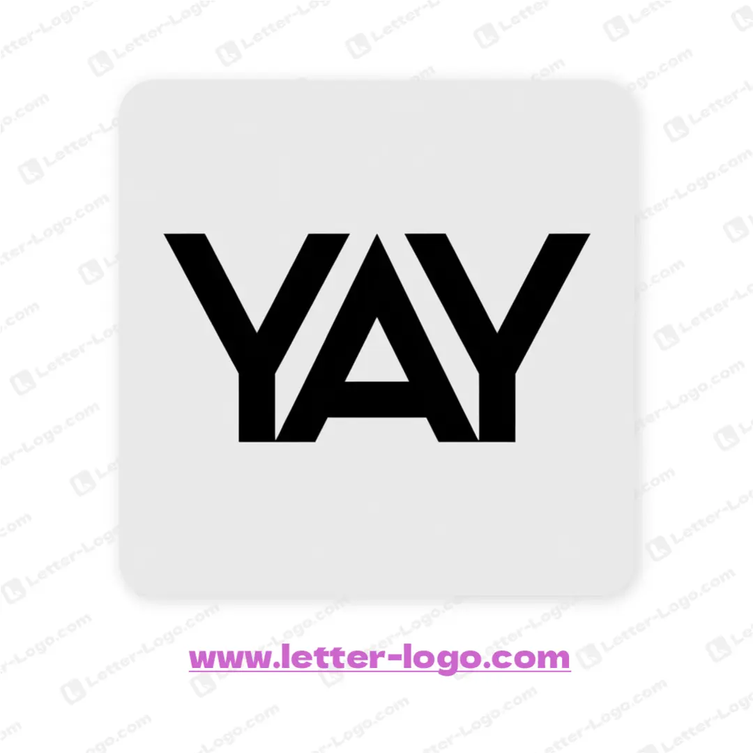 letter yay logo design