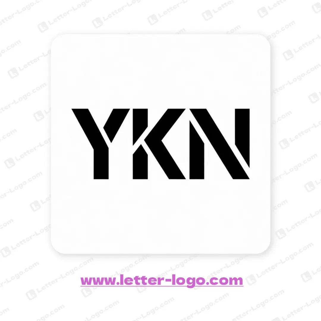 letter ykn logo icon