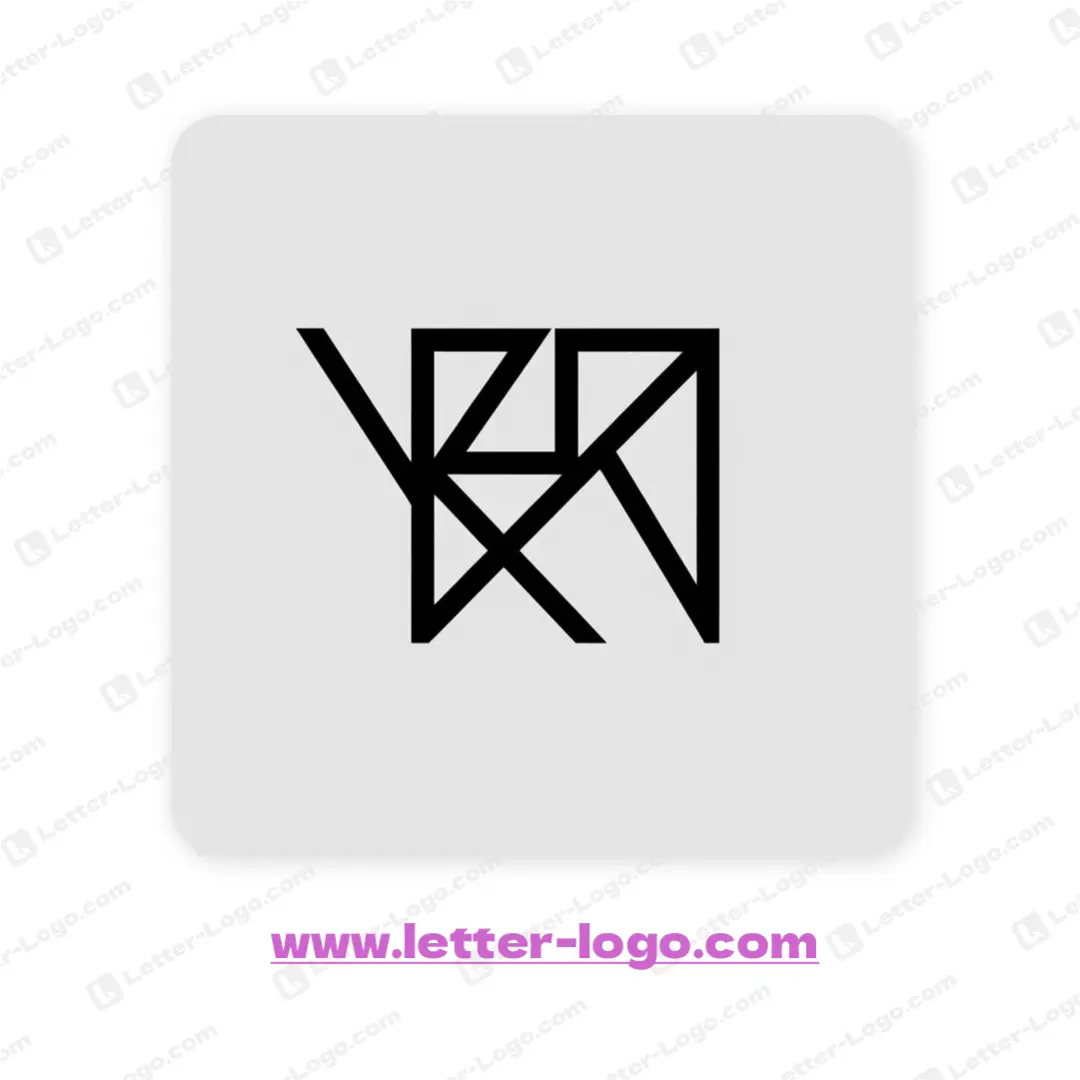 letter ykn logo minimalist