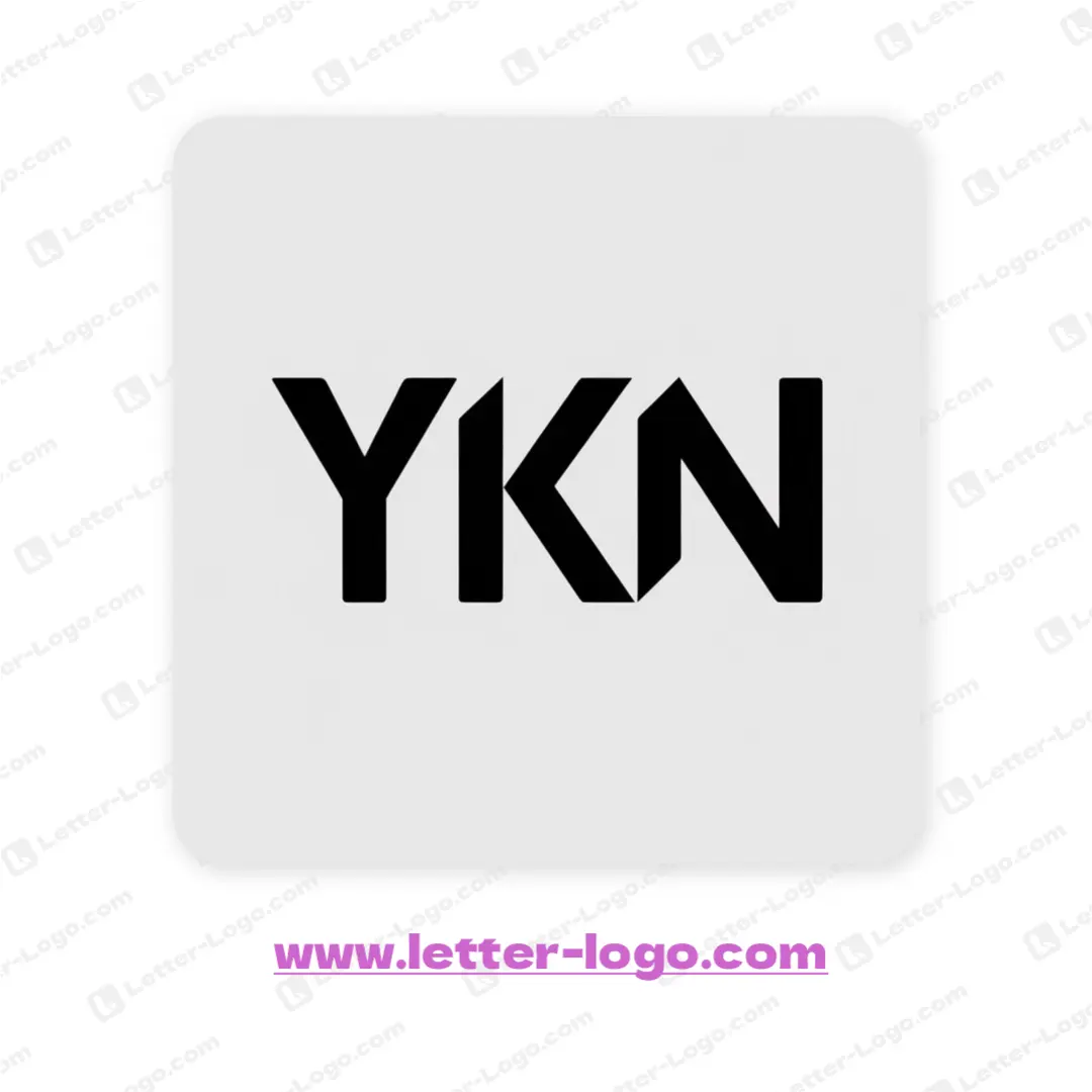 letter ykn logo professional